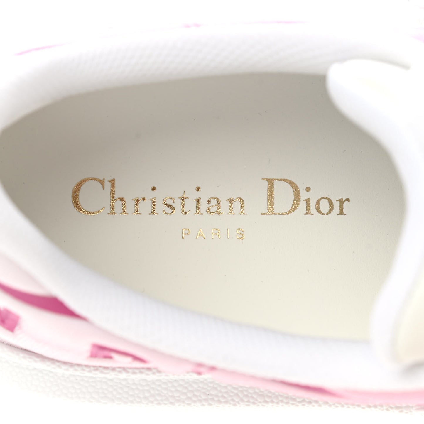 Reflective Fabric Shaded Dior-ID Platform Sneakers 39 Raspberry