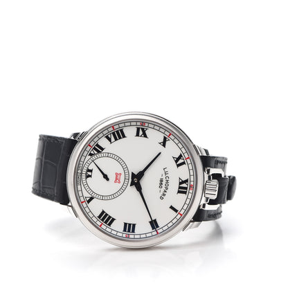 Chopard 18K White Gold Alligator 49mm L.U.C. Louis-Ulysse The Tribute Manual Winding Watch 3 of 16