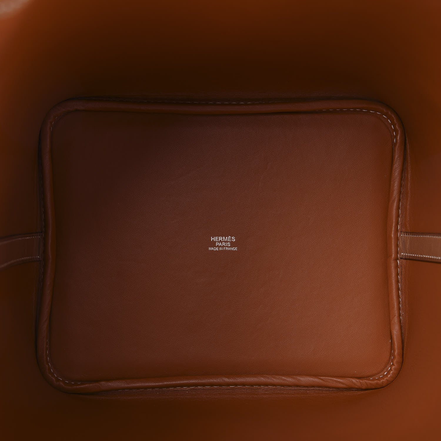 Hermes Ostrich Barenia Picotin Lock 22 Gold Fauve 6 of 12
