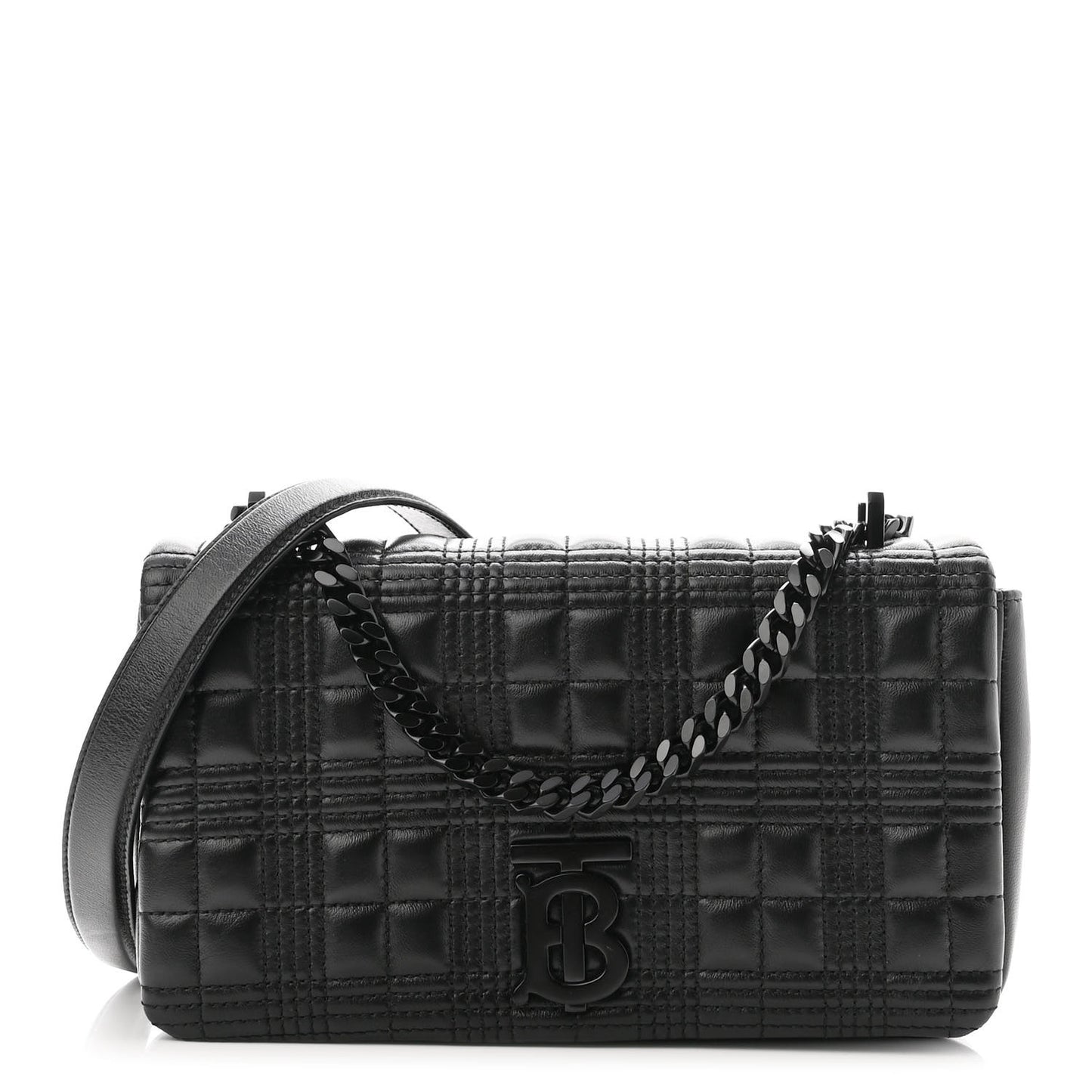 Lambskin Quilted Small Lola Bag Black