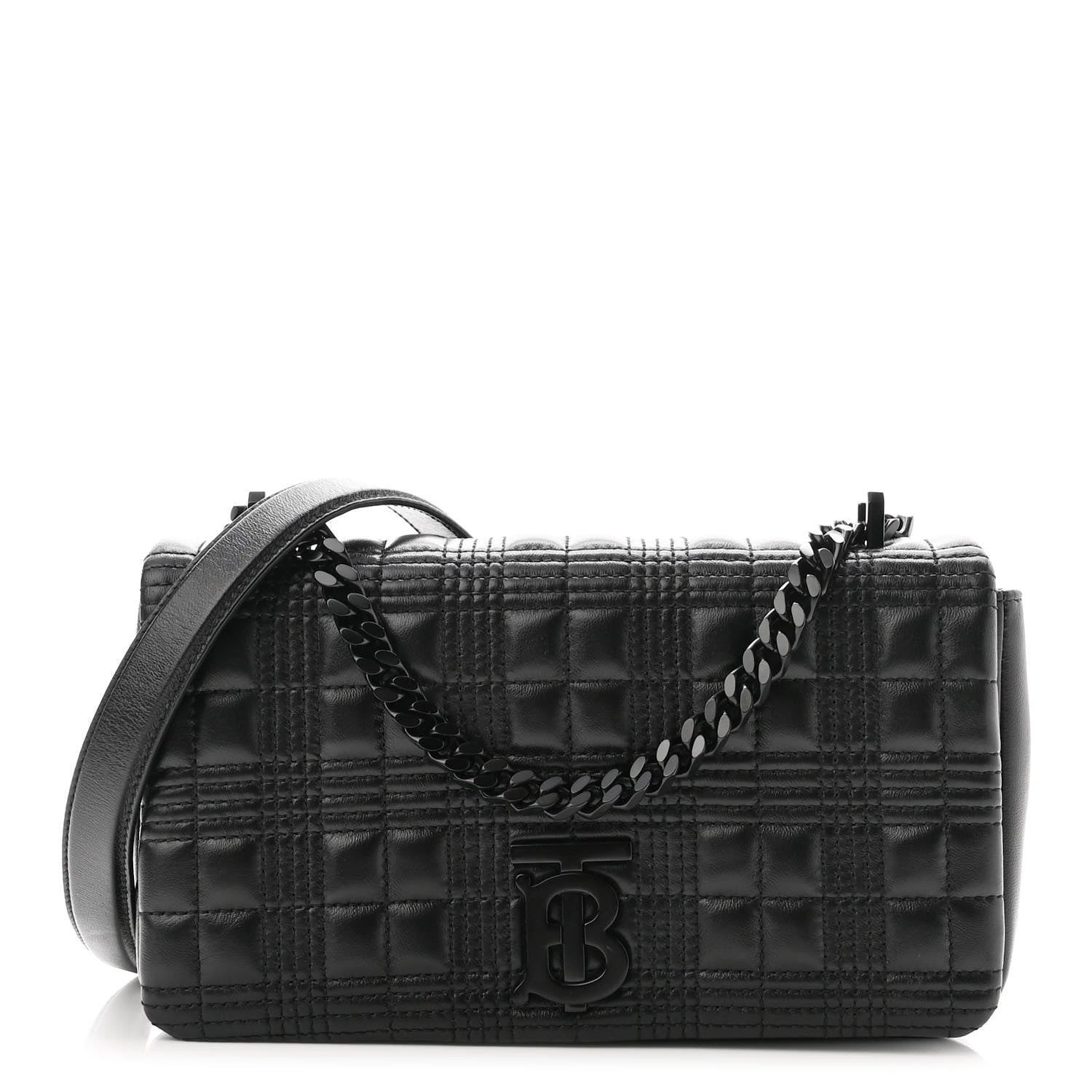 Burberry Lambskin Quilted Small Lola Bag Black 1 of 9