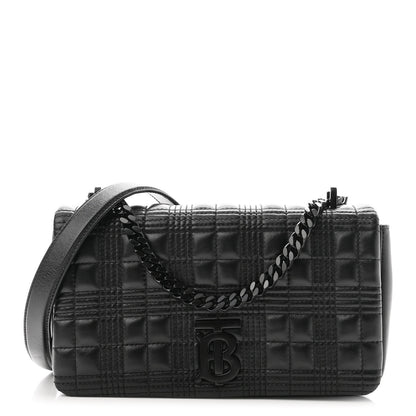 Burberry Lambskin Quilted Small Lola Bag Black 1 of 9