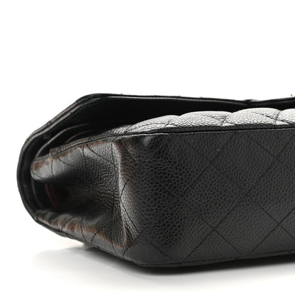 Chanel Caviar Quilted Medium Double Flap Black 8 of 11