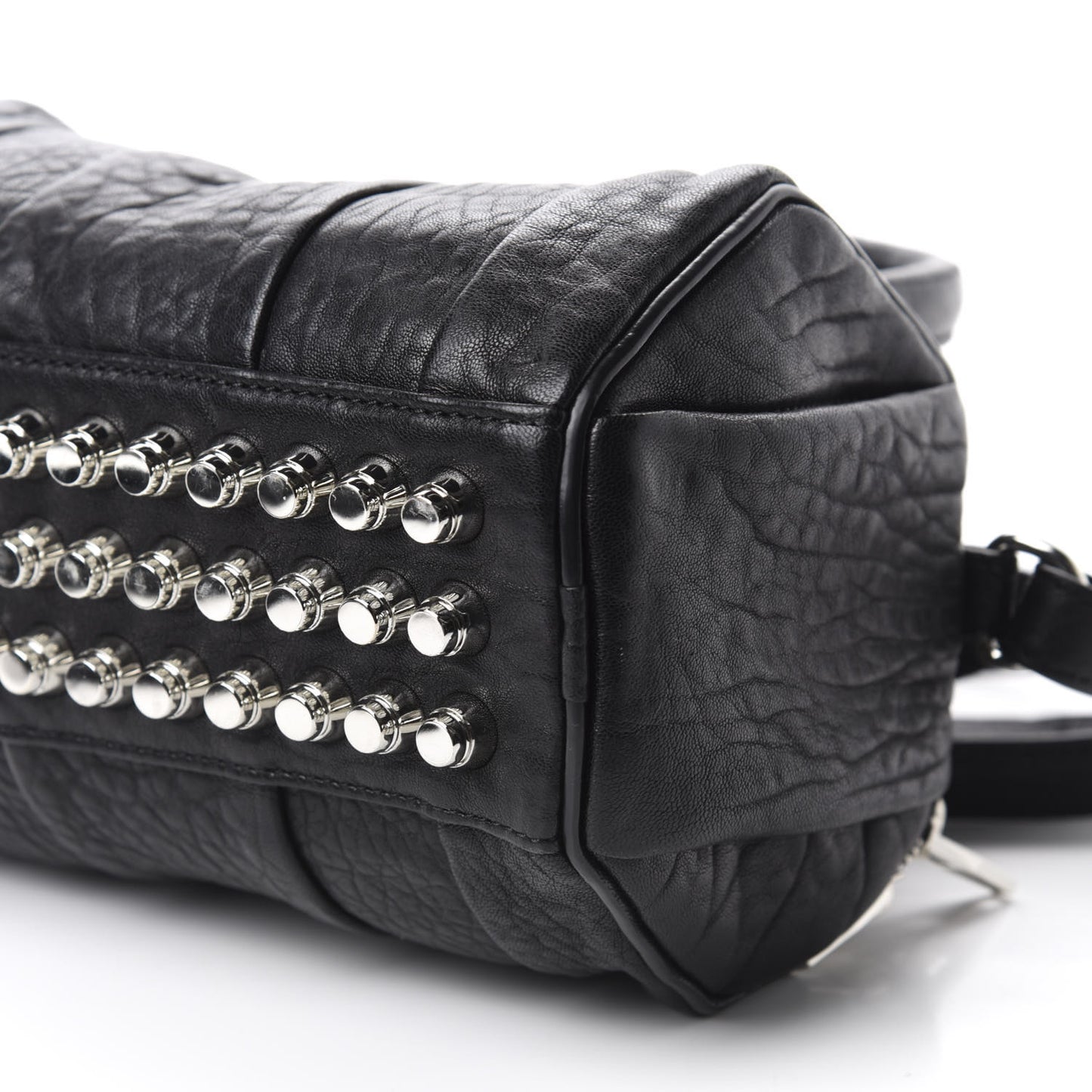 Pebbled Lambskin Mini Rockie Black Rhodium Hardware