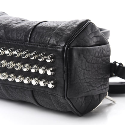 Alexander Wang Pebbled Lambskin Mini Rockie Black Rhodium Hardware 7 of 9