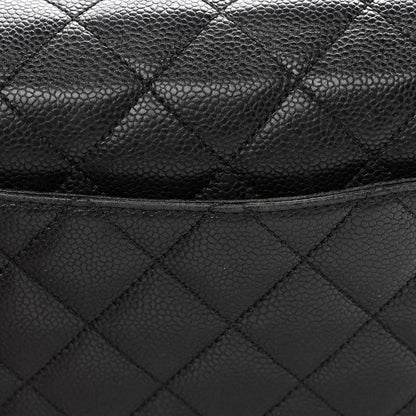 Chanel Caviar Quilted Medium Kelly Flap Bag Black 13 of 14