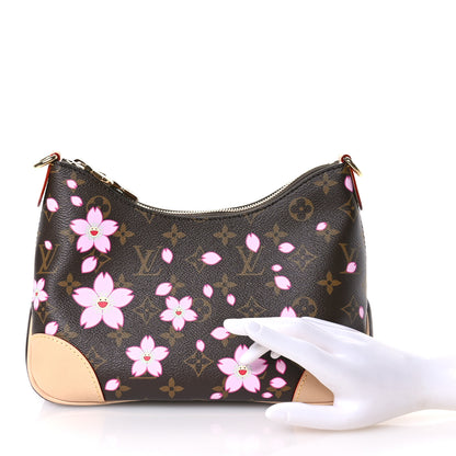 Louis Vuitton LV X TM Monogram Cherry Blossom Boulogne Sakura Brown 2 of 9