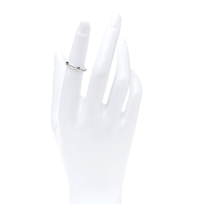 Tiffany Platinum Diamond Nesting Narrow Band Ring 50 5.25 2 of 4
