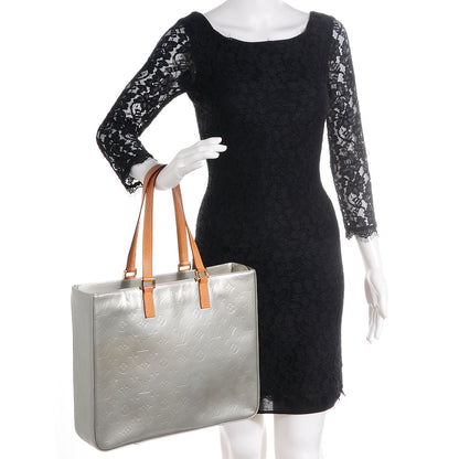 Louis Vuitton Vernis Columbus Silver 2 of 7