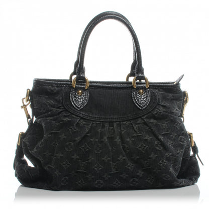 Louis Vuitton Denim Neo Cabby MM Black 1 of 7