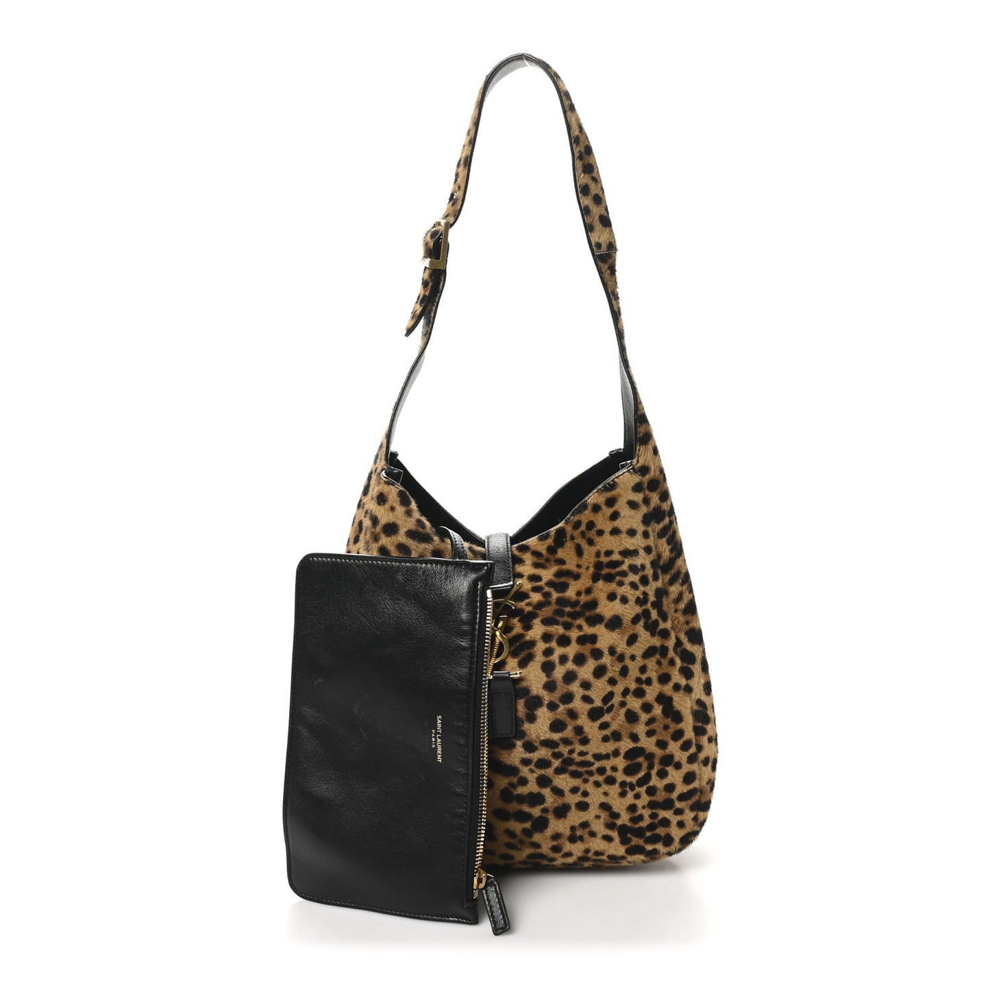 Pony Hair Calfskin Leopard Print Small Le 5 A 7 Soft Hobo