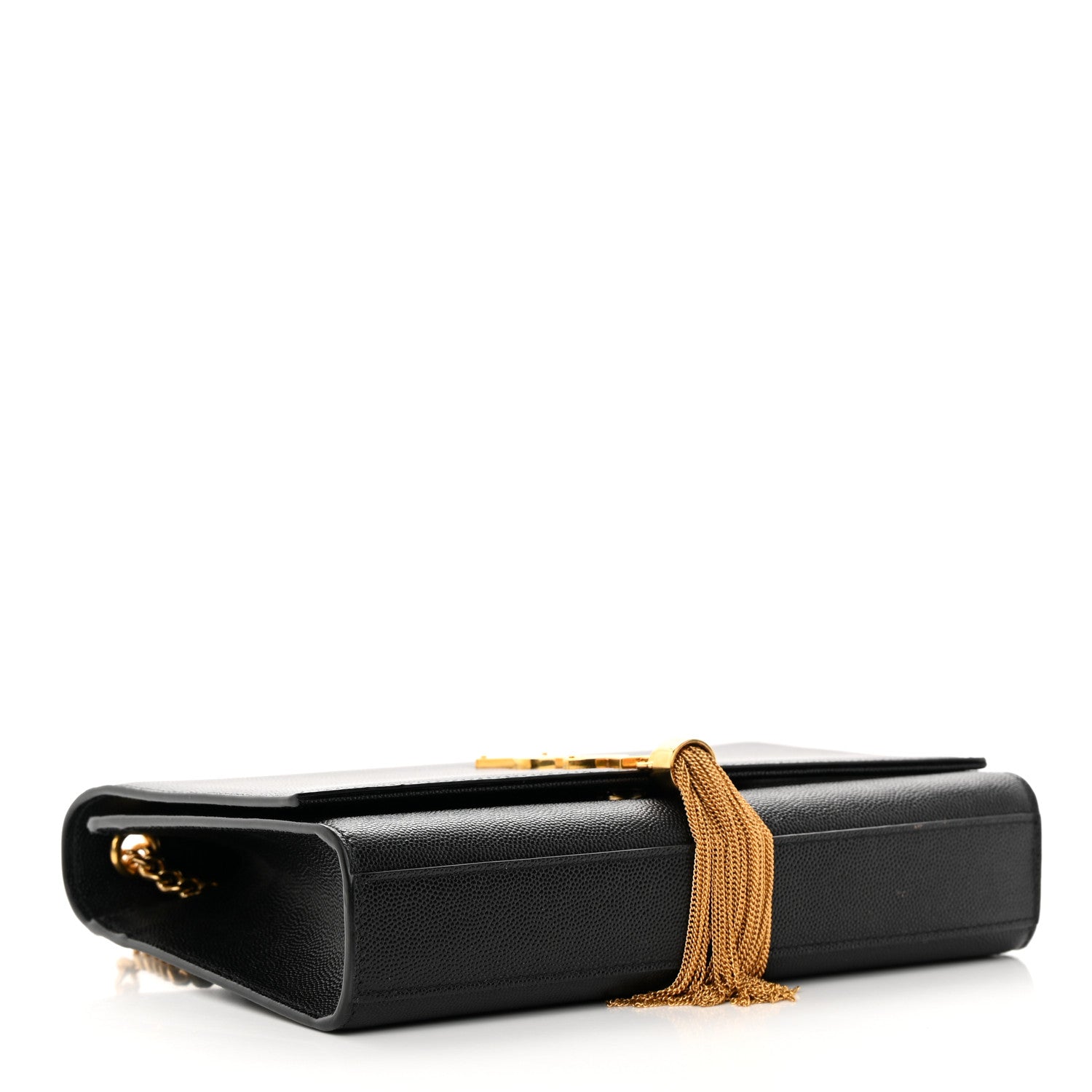 Saint Laurent Grain De Poudre Medium Classic Monogram Kate Tassel Satchel Black 4 of 14