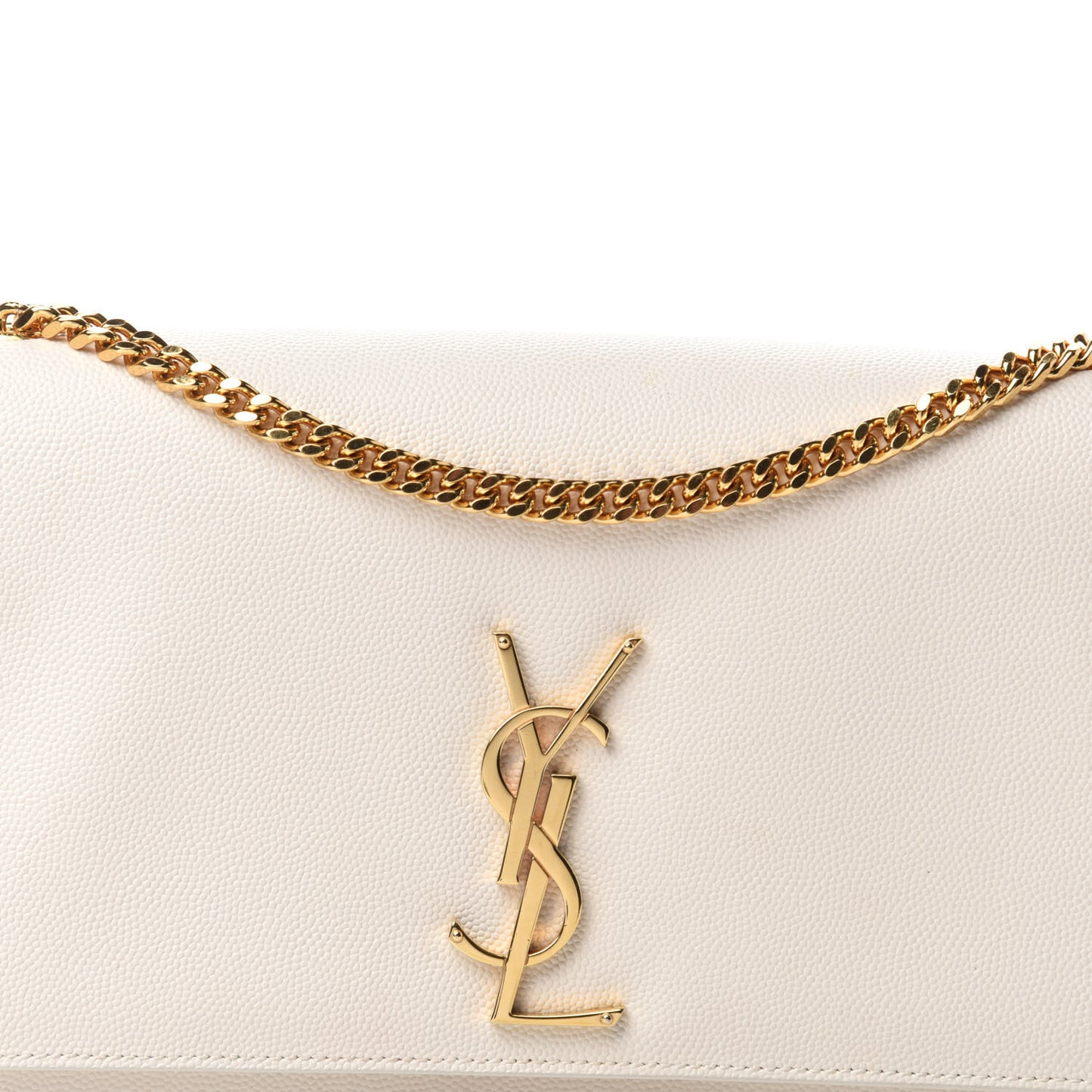 Grain De Poudre Medium Classic Monogram Kate Satchel Porcellana