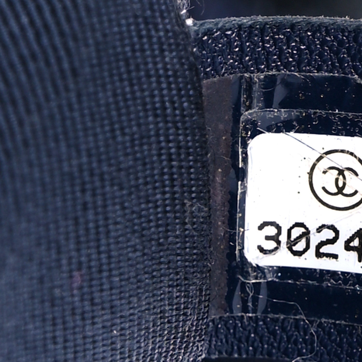 Chanel Tweed Quilted Large Chanel 19 Flap Navy Blue 7 of 9