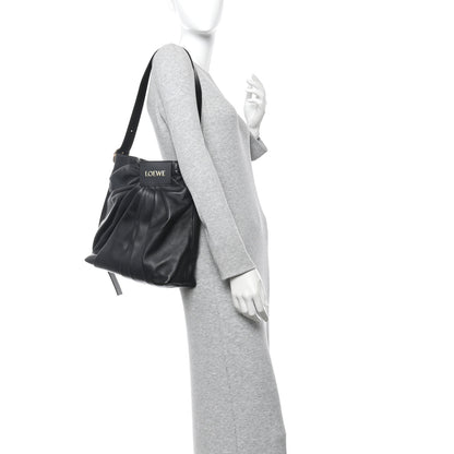Loewe Mellow Nappa Draped Tote Black 2 of 10