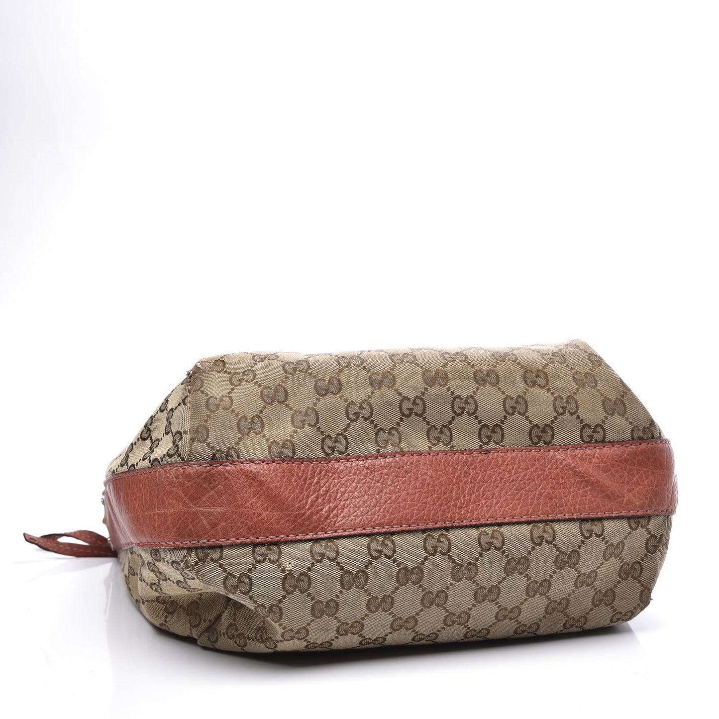 Monogram Medium Bamboo Bar Hobo Coral
