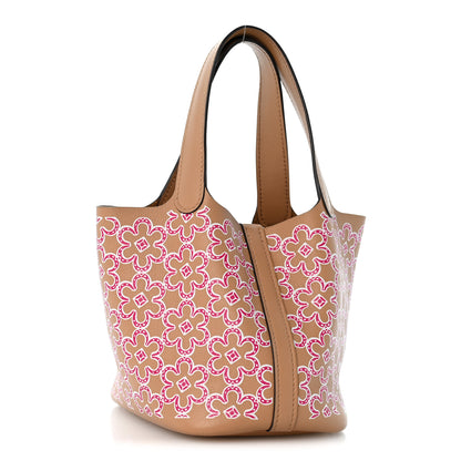 Hermes Swift Micro Lucky Daisy Picotin Lock Chai Rose White 3 of 13