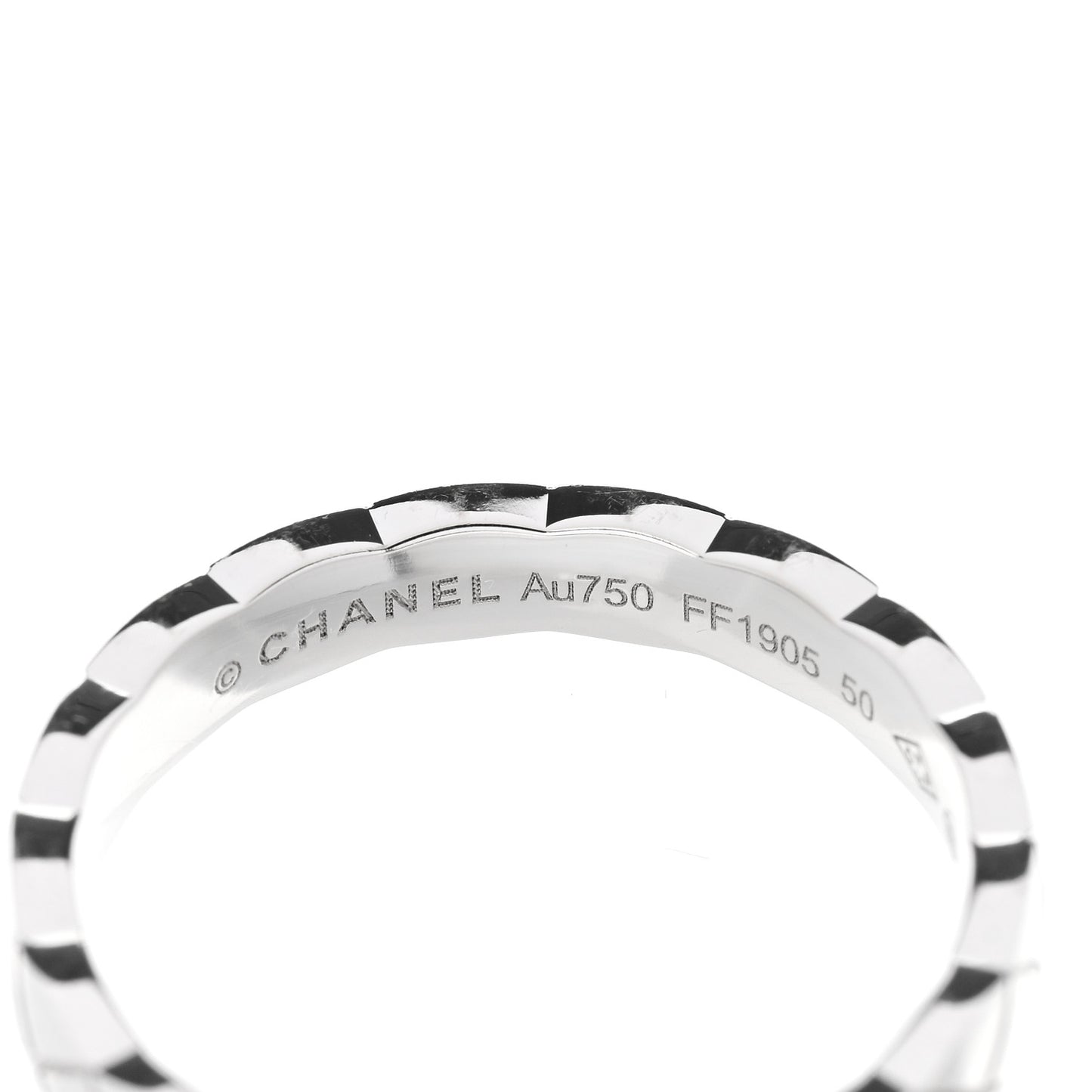 18K White Gold Mini Coco Crush Ring 50 5.25