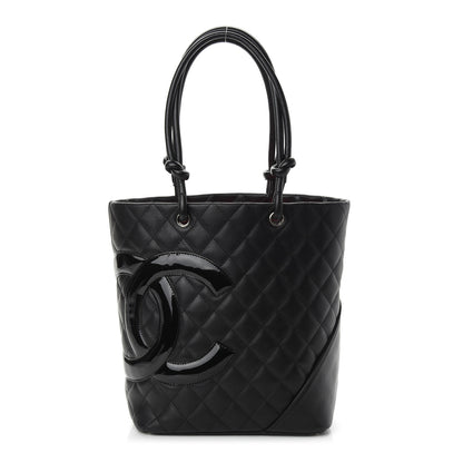 Chanel Calfskin Quilted Medium Cambon Tote Black 1 of 10