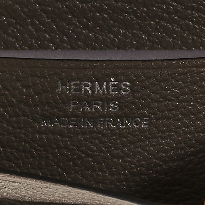 Hermes Chevre Mysore Bearn Gusset Wallet Etoupe 6 of 8