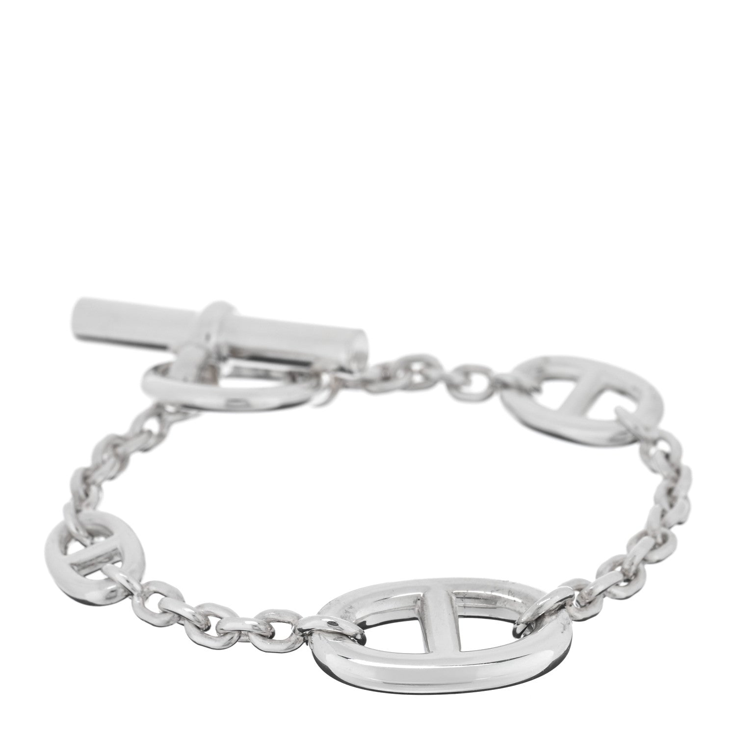 Hermes Sterling Silver Farandole Bracelet ST 1 of 3