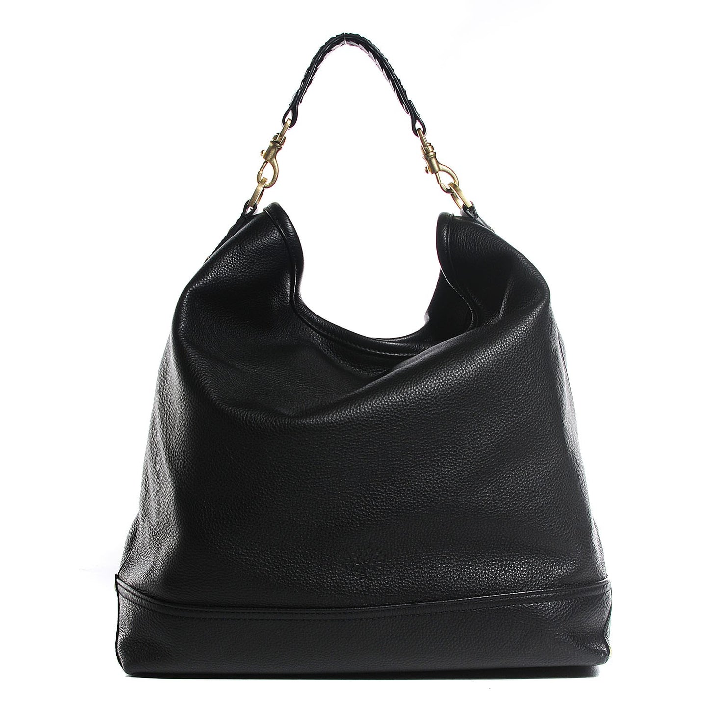 Pebbled Calfskin Effie Hobo Black