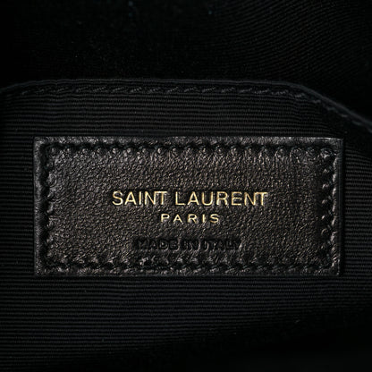 Saint Laurent Calfskin Matelasse Monogram Lou Camera Bag Sea Turquoise 6 of 12