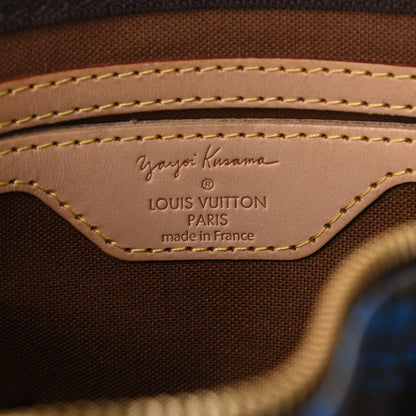 Louis Vuitton Monogram Kusama Town Speedy 30 Blue 9 of 15