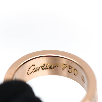 Cartier 18K Pink Gold Charity LOVE Adjustable Cord Bracelet Black 3 of 3