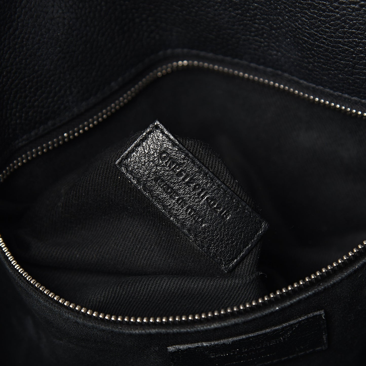 Grained Calfskin Small Supple Sac De Jour Duffle Black