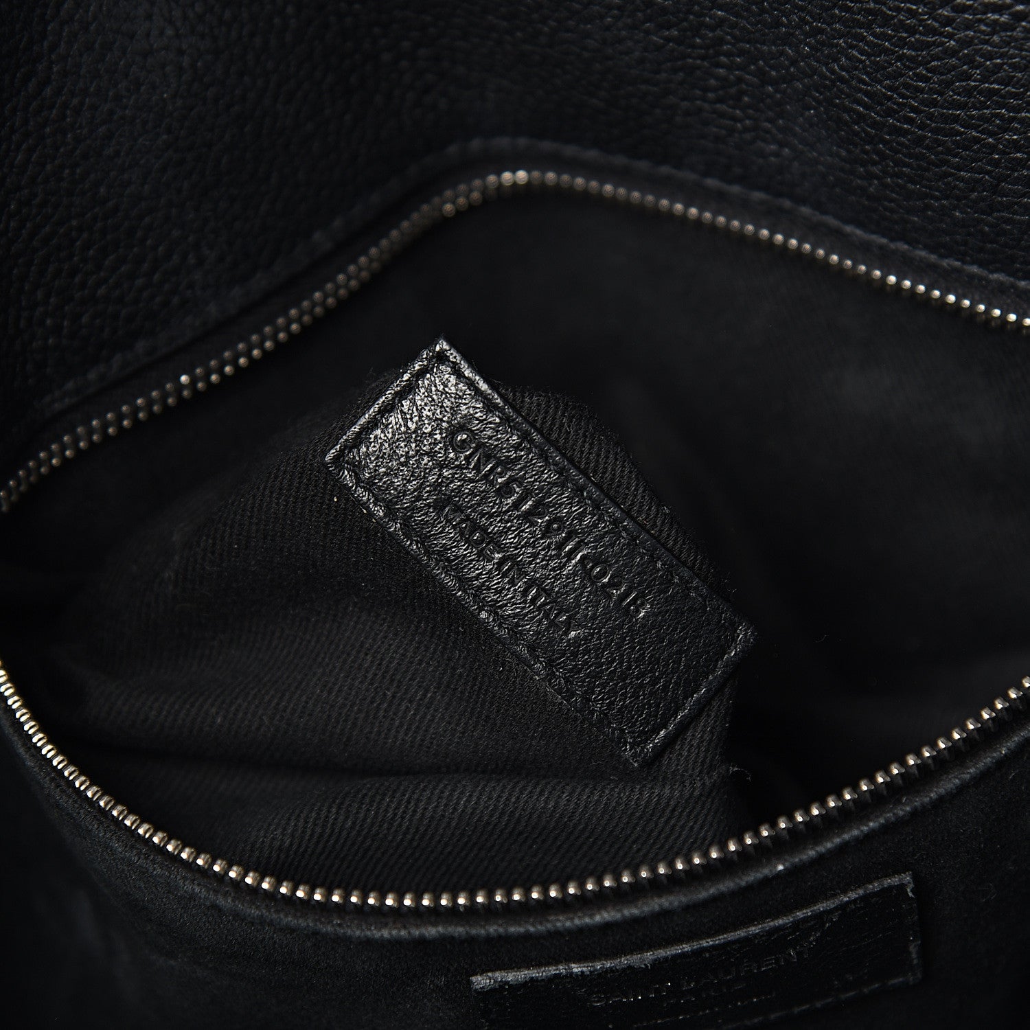 Saint Laurent Grained Calfskin Small Supple Sac De Jour Duffle Black 6 of 10