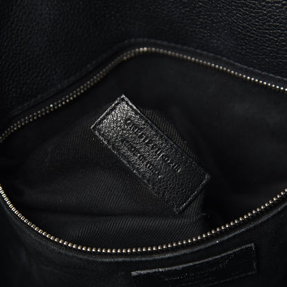 Saint Laurent Grained Calfskin Small Supple Sac De Jour Duffle Black 6 of 10