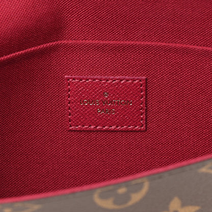 Louis Vuitton Monogram Pochette Felicie Chain Wallet Fuchsia 6 of 14