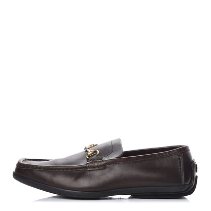 Gucci Calfskin Mens Horsebit Driver Loafers 11 Brown 1 of 11