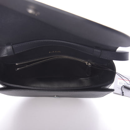 Balenciaga Signature Grained Calfskin Logo S Ville Day Bag Bleu Tempete Jaune 5 of 8