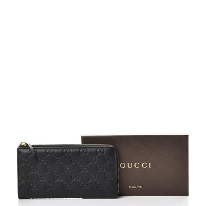 Gucci Guccissima Donna Long Wallet Black 9 of 9