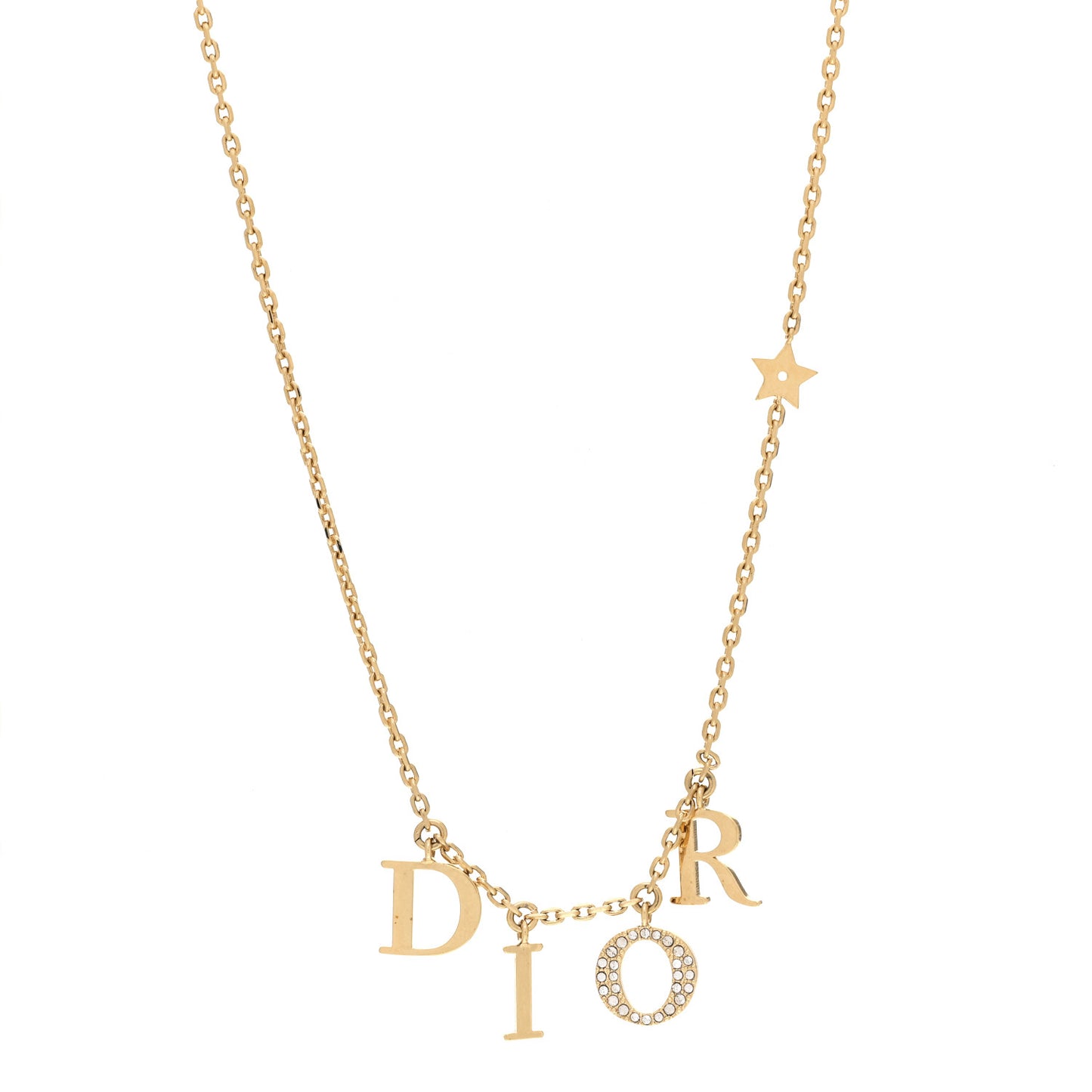 Crystal Dio(r)evolution Necklace Gold