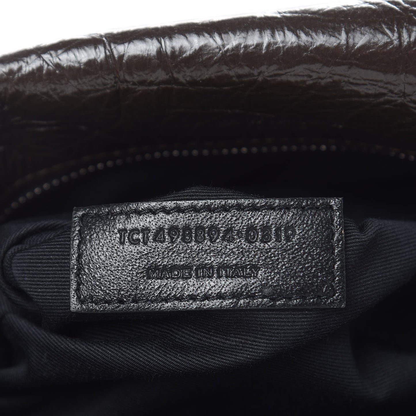 Crinkled Calfskin Matelasse Monogram Medium Niki Chain Satchel Western Moka
