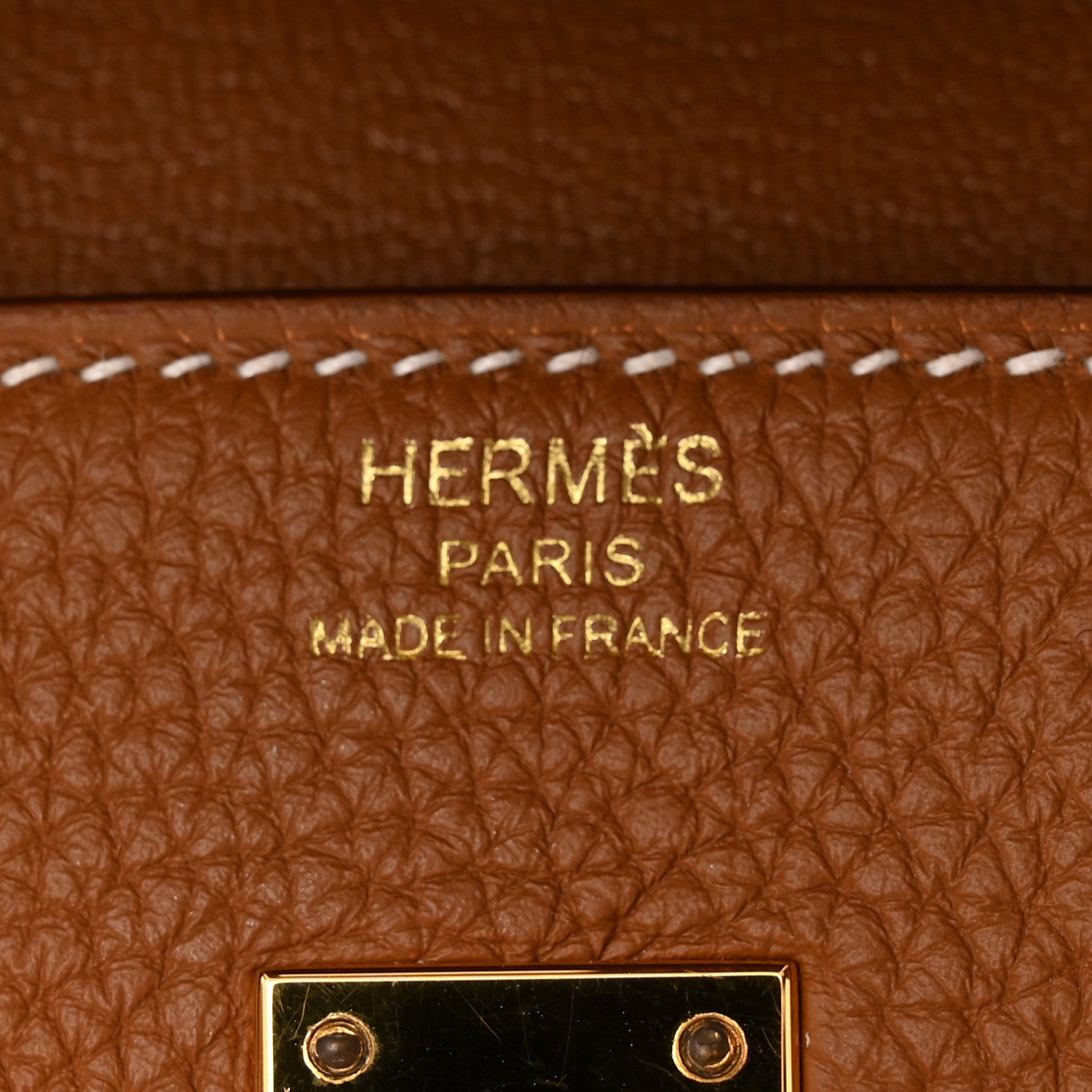 Hermes Togo Birkin 25 Gold 6 of 11