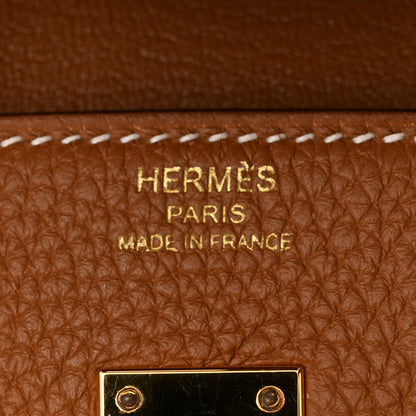 Hermes Togo Birkin 25 Gold 6 of 11