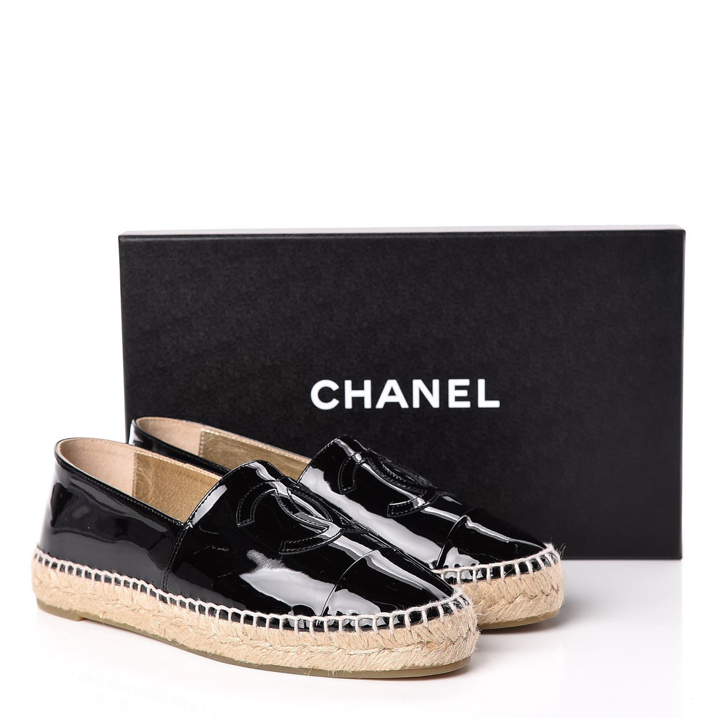 Patent CC Espadrilles 37 Black