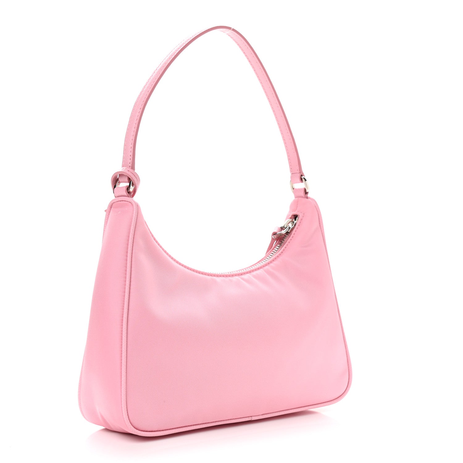 Prada Re-Nylon Saffiano Mini Re-Edition 2005 Bag Rosa 3 of 11
