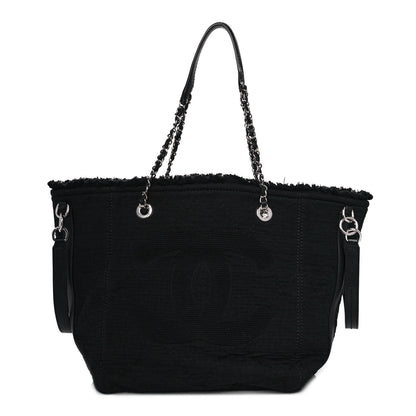 Chanel Canvas Small Double Face Tote Black 1 of 11