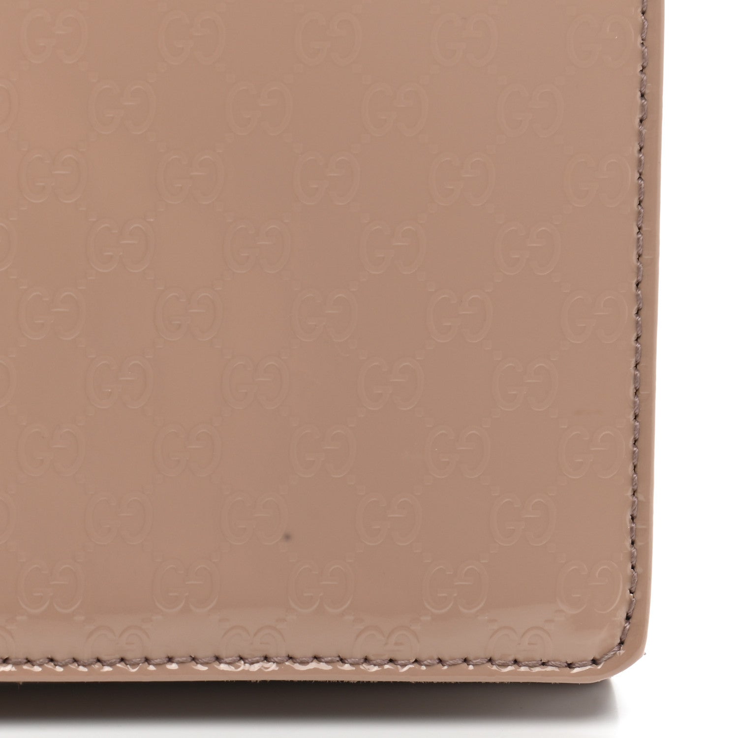 Gucci Patent Microguccissima Small Broadway Clutch Dark Cipria 8 of 9