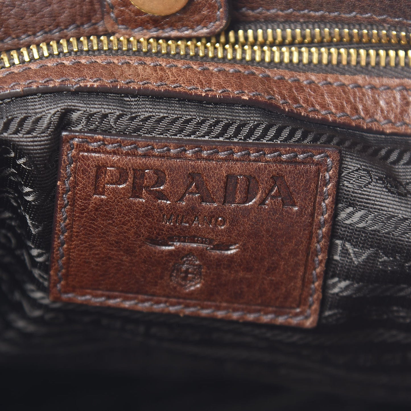 Vitello Daino Shoulder Bag Bruciato