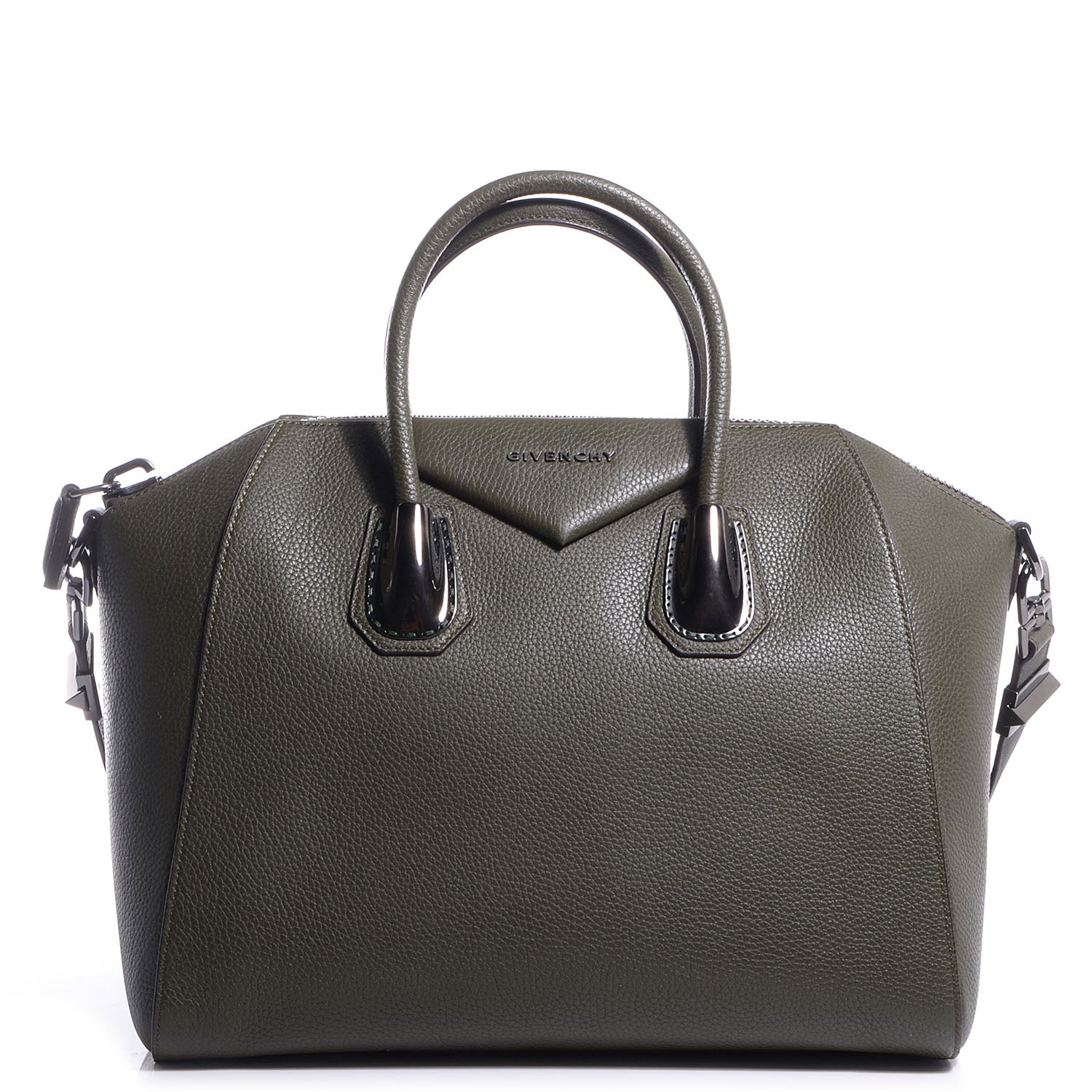 Givenchy Grained Calfskin Medium Antigona Grey 1 of 8