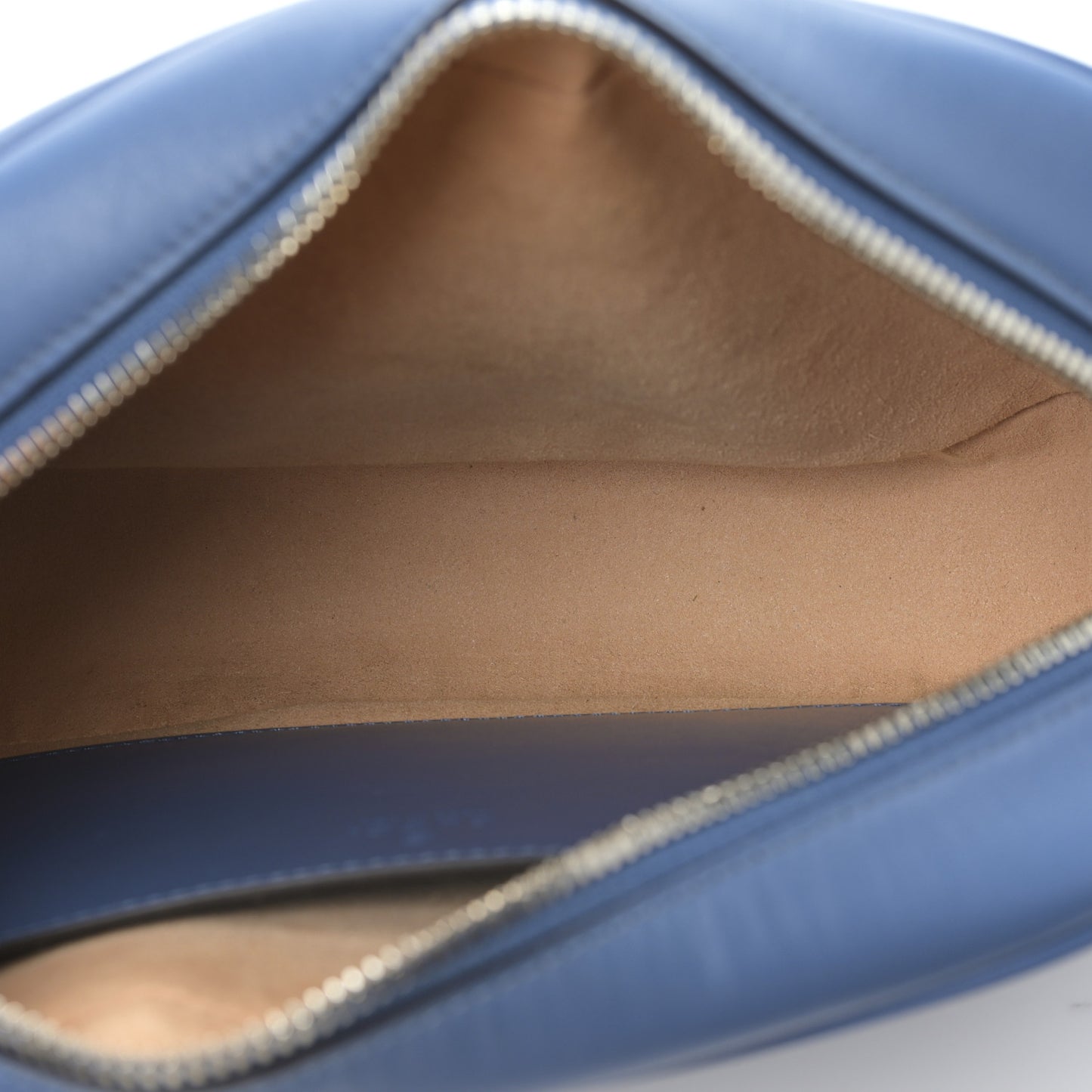 Calfskin Matelasse Aria Small GG Marmont Chain Shoulder Bag Clear Blue