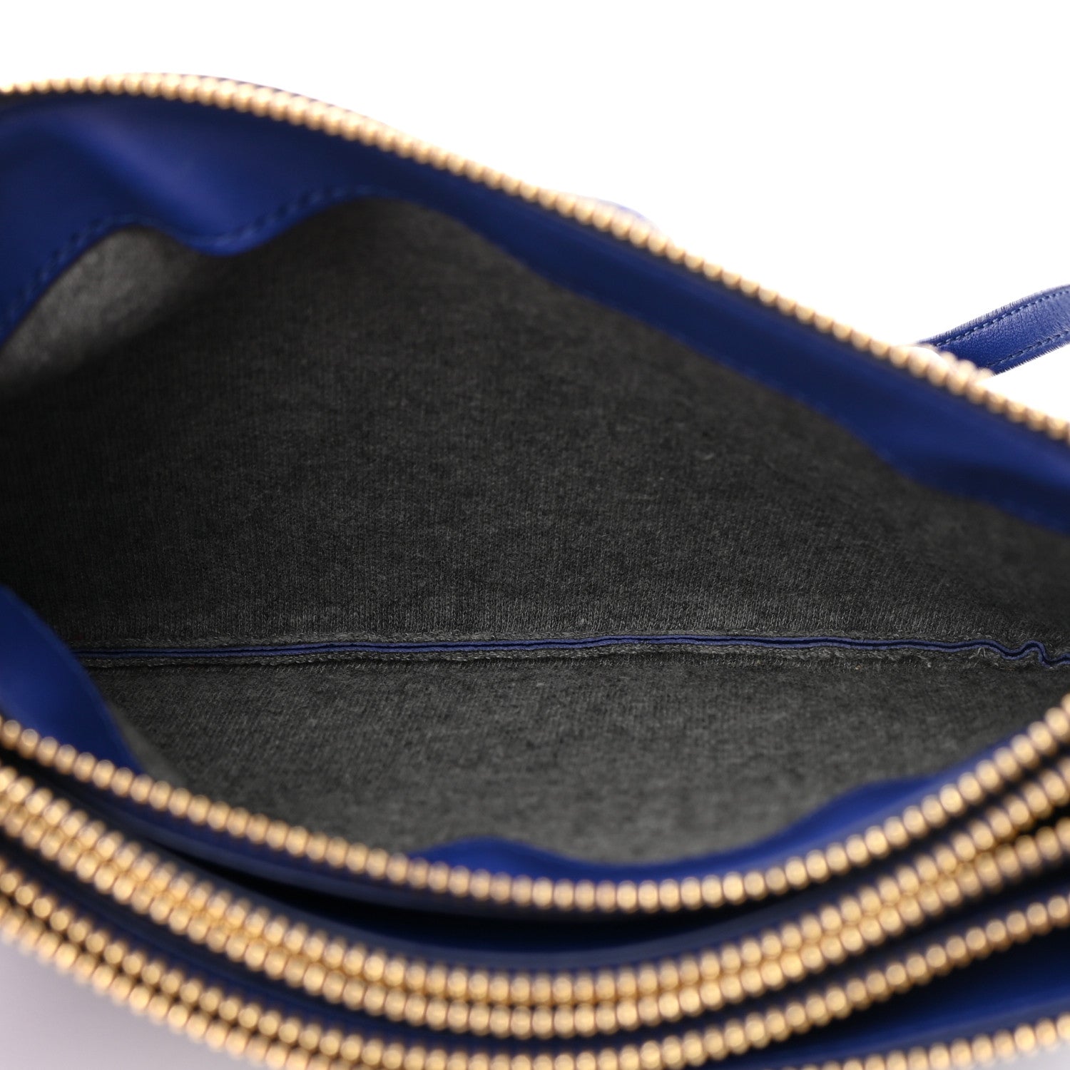 Celine Lambskin Small Trio Crossbody Bag Indigo 5 of 19