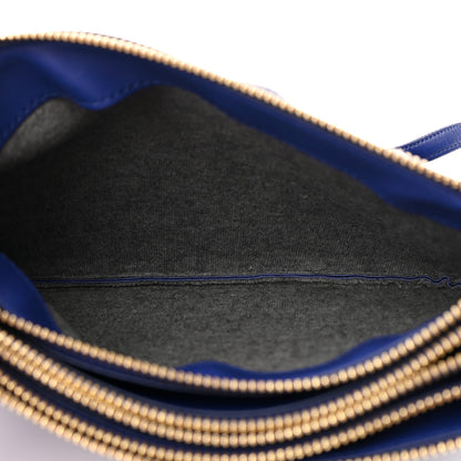 Celine Lambskin Small Trio Crossbody Bag Indigo 5 of 19