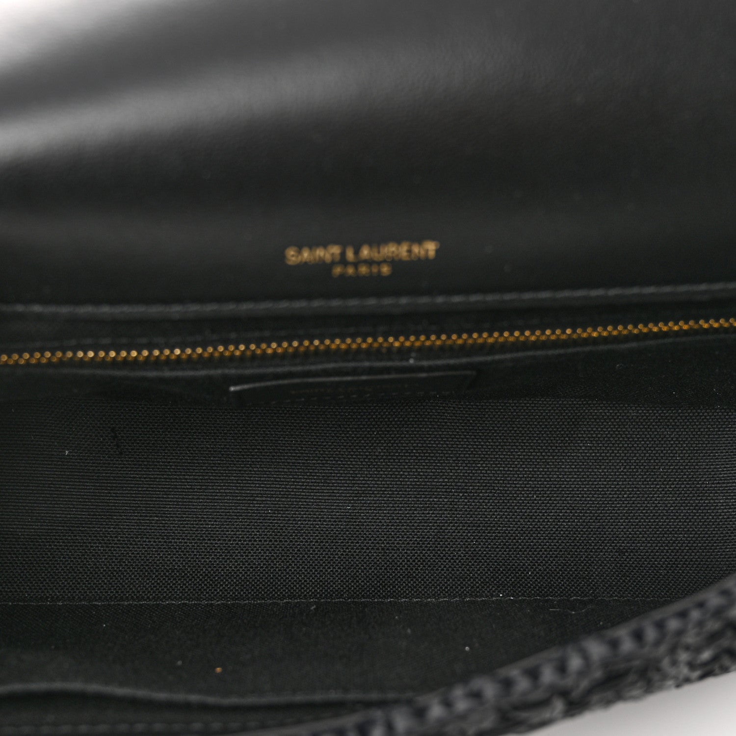Saint Laurent Raffia Monogram Medium Jamie Black 5 of 11